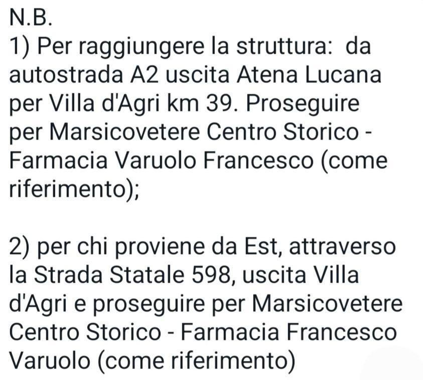 Locazione Turistica" La Rupe" Villa Marsicovetere Eksteriør billede